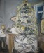 Vánoce doma na Podkarpatské Rusi, 1983, olej na plátně